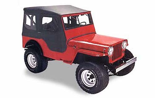 Bâche Supertop sans porte - Couleur : Spice (marron) - Jeep CJ7