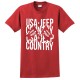 Tee shirt JEEP crossed Flags taille L