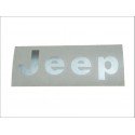 Autocollant Jeep chrome CJ YJ 76-95