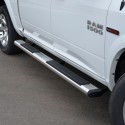 Marche pied Aries Dodge ram double cabine diametre 6 " avec embout en platique ABS dur .