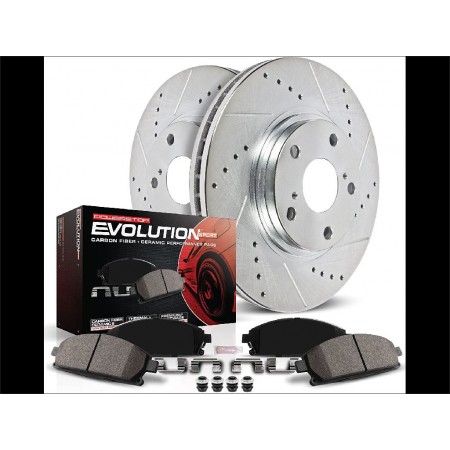 Disques et plaquette arriere Powerstop Z23 evolution sport Corvette C6 2005