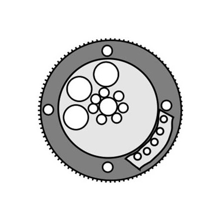 Volant moteur Couronne dentee - BV automatique, V 6 2.8-L., XJ, 