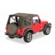 B⣨e "Supertop", B⣨e soft-top sans portes soft-top Couleur: Spice, TJ, 