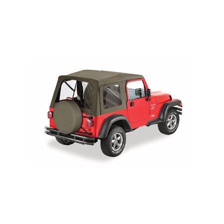 B⣨e "Supertop", B⣨e soft-top sans portes soft-top Couleur: Spice, TJ, 